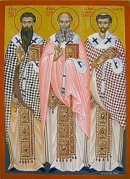 Heiliger Gregor, Heiliger Vasilis und Heiliger Chrisostomos