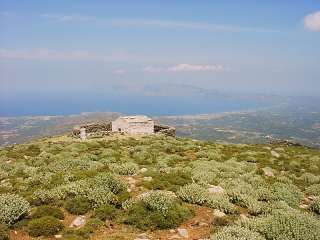 Kapelle und weiter Blick über ganz Nordwest-Kreta