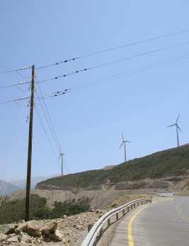 Windkraftr�der am Omalos