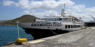 ein Schiff der Gramvoussa-Flotte