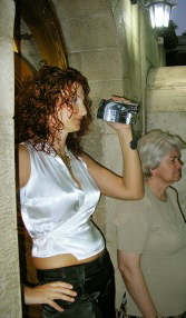 Die Taufe wird gefilmt